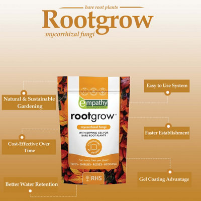 Rootgrow Mycorrhizal Fungi with Dipping Gel Root Booster for Plants and ...