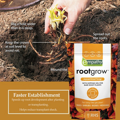 Rootgrow Mycorrhizal Fungi with Dipping Gel Root Booster for Plants and ...