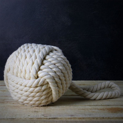 Rope Knot Door Stop - Yarn Door Stopper - 3
