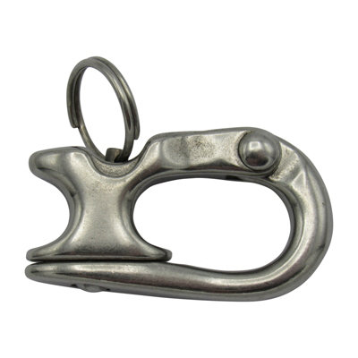 Rope Sheet Snap Shackle Stainless Steel 52MM (Kayak Sailing Boat Marine)