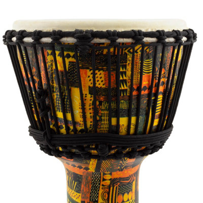 Rope Tuned Djembe Drum - African Synthetic Hand Drum