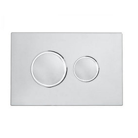 Roper Rhodes Traditional Dual Flush Plate Button Chrome For TR9001 TR9002 TR9009