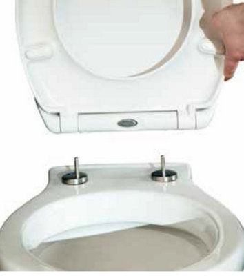 Roper Rhodes Universe Soft Close Toilet Seat - Top Fix Quick Release Easy Clean