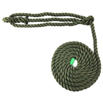 ROPESERVICES UK 10MM OLIVE SOFTLINE MULTIFILAMENT PLAIN ROPE HALTER X ...