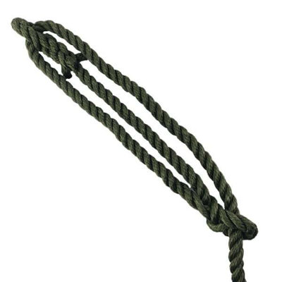 ROPESERVICES UK 10MM OLIVE SOFTLINE MULTIFILAMENT PLAIN ROPE HALTER X ...