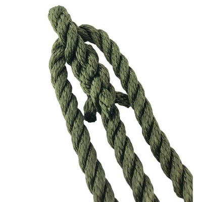RopeServices UK 10mm Olive Softline Multifilament Plain Rope Halter x ...