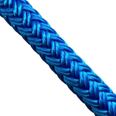RopeServices UK 18mm Royal Blue Double Braid Polyester Rope x 15 Metre Reel