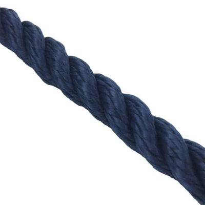 RopeServices UK 2 x 10mm Navy Blue Softline Mooring Ropes 8 Inch Soft ...