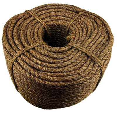 RopeServices UK 20mm Natural Manila Rope x 15 Metres