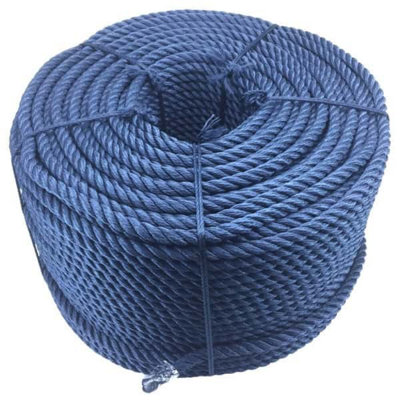 RopeServices UK 20mm Synthetic Navy Blue Decking Rope x 5 Metres