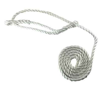 RopeServices UK 20mm White Polypropylene Plain Rope Halter x 12 Foot