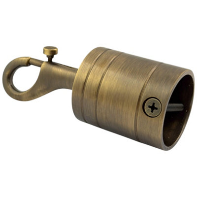 RopeServices UK 24mm Antique Brass Trigger Hook Decking Rope Barrier ...