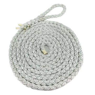 RopeServices UK 40mm White 8 Strand Nylon Mooring Ropes 8 Inch Soft Eye ...