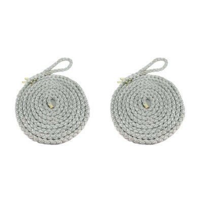 RopeServices UK 40mm White 8 Strand Nylon Mooring Ropes 8 Inch Soft Eye ...