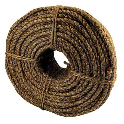 RopeServices UK 60mm Natural Manila Rope x 10 Metres
