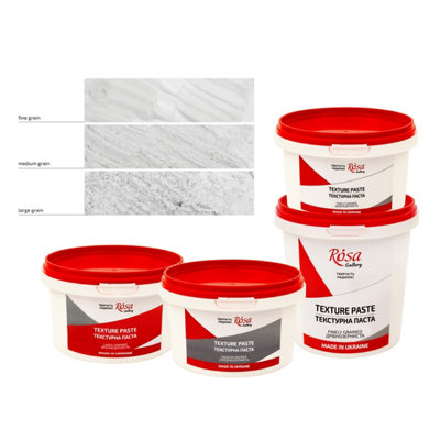 Rosa Gallery Fine-Grain Texture Paste 280ml - Flexible, Crack-Resistant ...