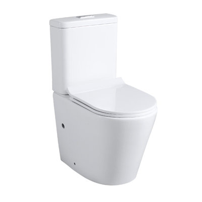 Rosario Close Coupled Rimless Toilet