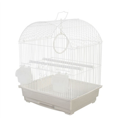 Rosario Small Bird Cage - White | DIY at B&Q