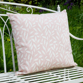 Rose Blush Cotton Leaf Indoor Outdoor Garden Furniture Chair Cushion