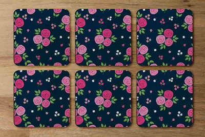 Rose Bud Pattern (Coaster) / Default Title