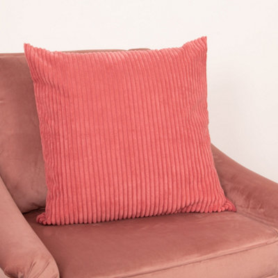 Rose Corduroy Texture Cushion Cover