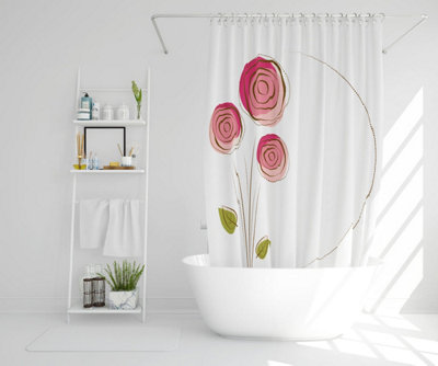 Rose Drawing (Shower Curtain) / Default Title Price Comparisons | Compare The Build