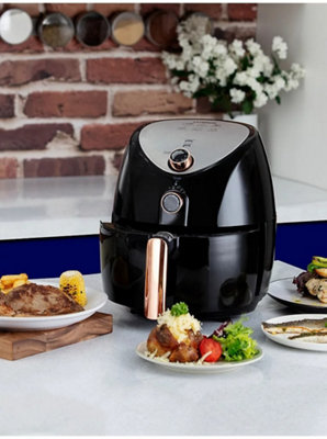 Rose Gold 1500W 4.3 Litre Manual Air Fryer - 4