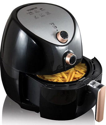Rose Gold 1500W 4.3 Litre Manual Air Fryer - 5