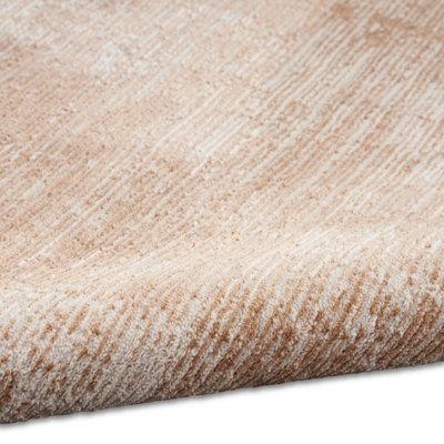 Rose Gold Abstract Modern Easy to clean Rug for Bedroom & Living Room-119cm X 180cm