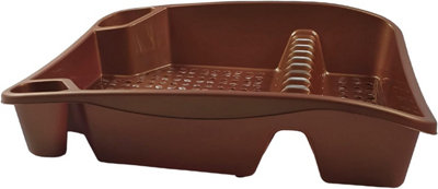 Rose gold Dish Drainer Rack Kitchen Sink Draining Board Countertop Dish ...