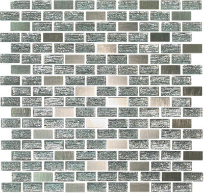 Rose Gold Elysee Mosaic Tile Sheet - House of Mosaics