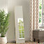 Rose Gold Rectangular Full Length Framed Mirror Freestanding or Wall Floor Mirror Dressing Mirror 150 cm x 40 cm