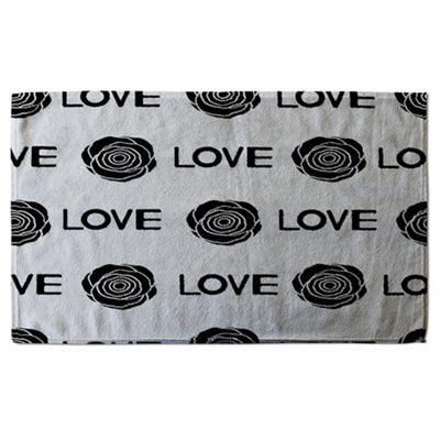 Rose & Love Print (Bath Towel) / Default Title Price Comparisons | Compare The Build