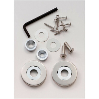 Rose Pack to suit Stainless Steel Pull Handles 52 x 8mm Satin Stainless Steel