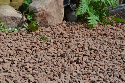 Rose Pink Chippings 20kg Bag Pallet of 49 - 3