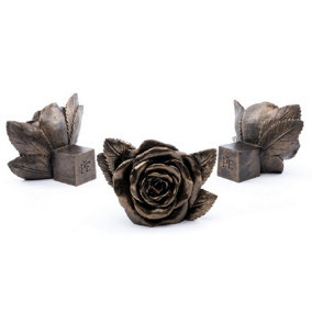 Rose Plant Pot Feet - Set of 3 - L6 x W7.5 x H9 cm