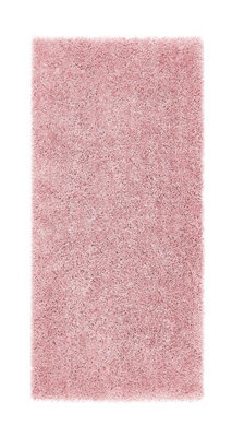 Rose Polyester Rug, Shaggy Rug with 50mm Thick, Handmade Luxurious Modern Rug for Bedroom, & Dining Room-140cm X 200cm