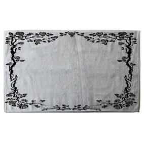 Rose & Vine Silhouette (Kitchen Towel) / Default Title