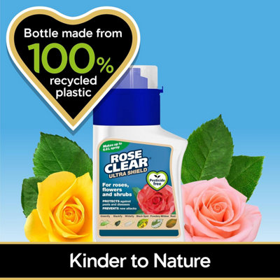 RoseClear Ultra Shield Concentrate 200ml Systemic Protection for Roses ...