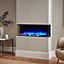 Rosedale 3D Media Wall Electric Fire - Small