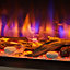 Rosedale 3D Media Wall Electric Fire - Small