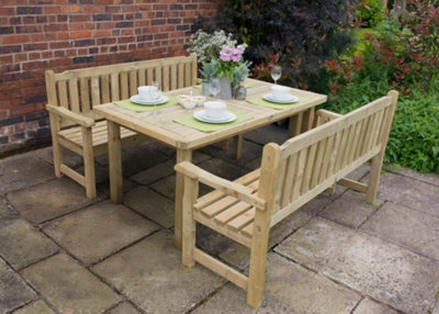 Rosedene Wooden Benches & Table set