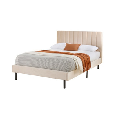 Rosella Upholstered Bed in Cream