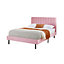 Rosella Upholstered Bed in Pink