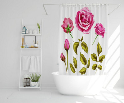 Roses & Leaves (Shower Curtain) / Default Title Price Comparisons | Compare The Build