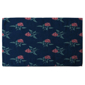 Roses & Spots Print (Bath Towel) / Default Title