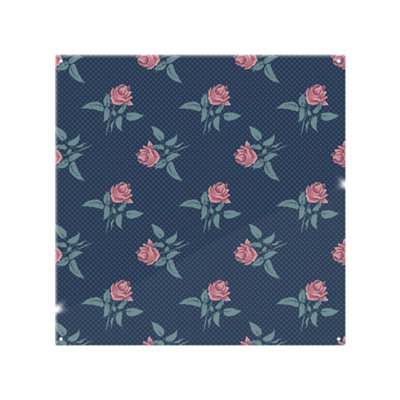 Roses & Spots Print Splash Back designer style