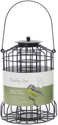 Rosewood Deluxe Squirrel Proof Bird Fat Energy Ball Feeder Lantern