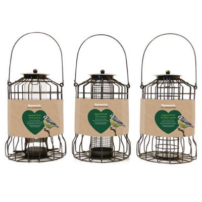 Rosewood Deluxe Squirrel Proof Bird Peanut Feeder Lantern