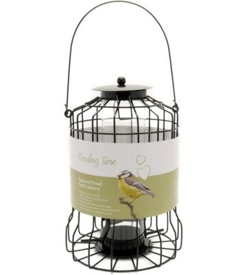 Rosewood Deluxe Squirrel Proof Bird Seed Feeder Lantern